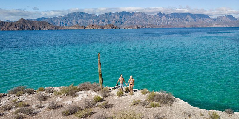 Paisaje en loreto con buen clima